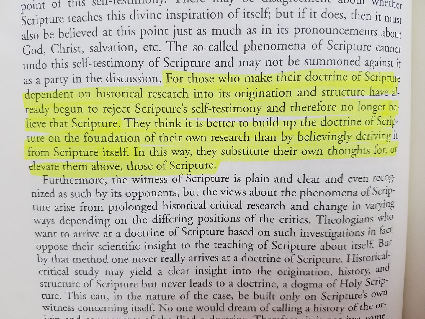 Bavinck on the self-testimony of Scripture (1--424)
